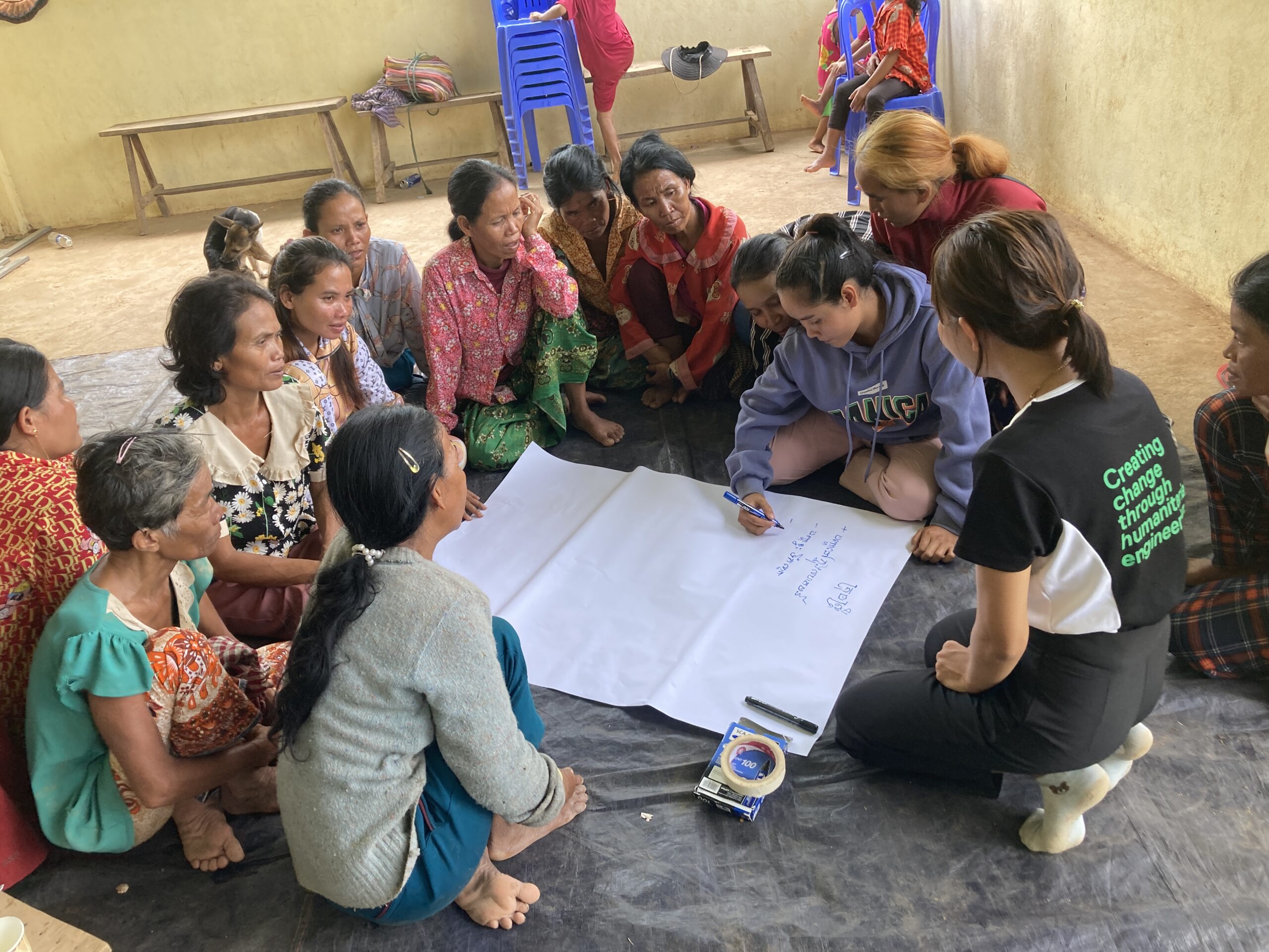 Engineers Without Borders Australia working alongside community partners in the field