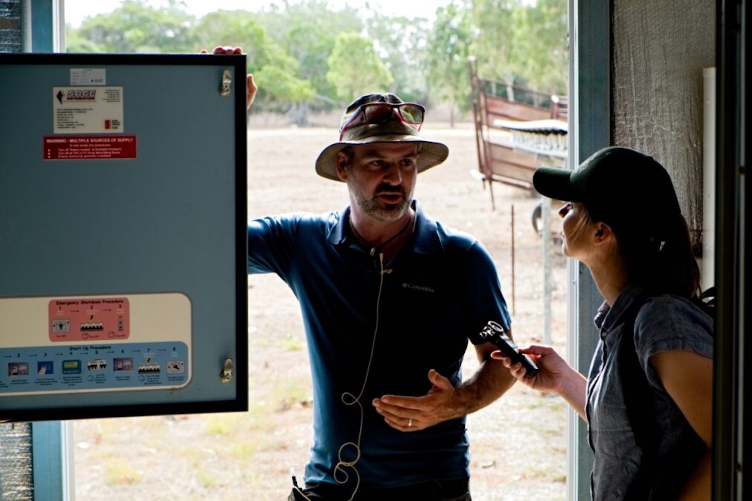 CfAT’s Andre Grant and EWB’s Alison Stoakley on Country during the initial scoping visit to Cape York in 2019