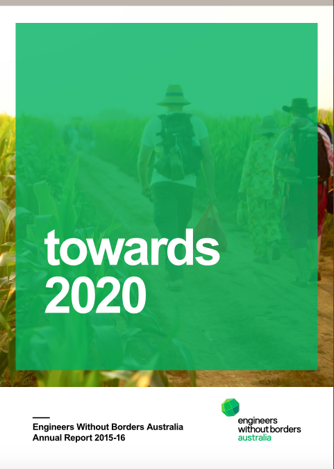 Launching EWB Australia’s Annual Report ‘Towards 2020’