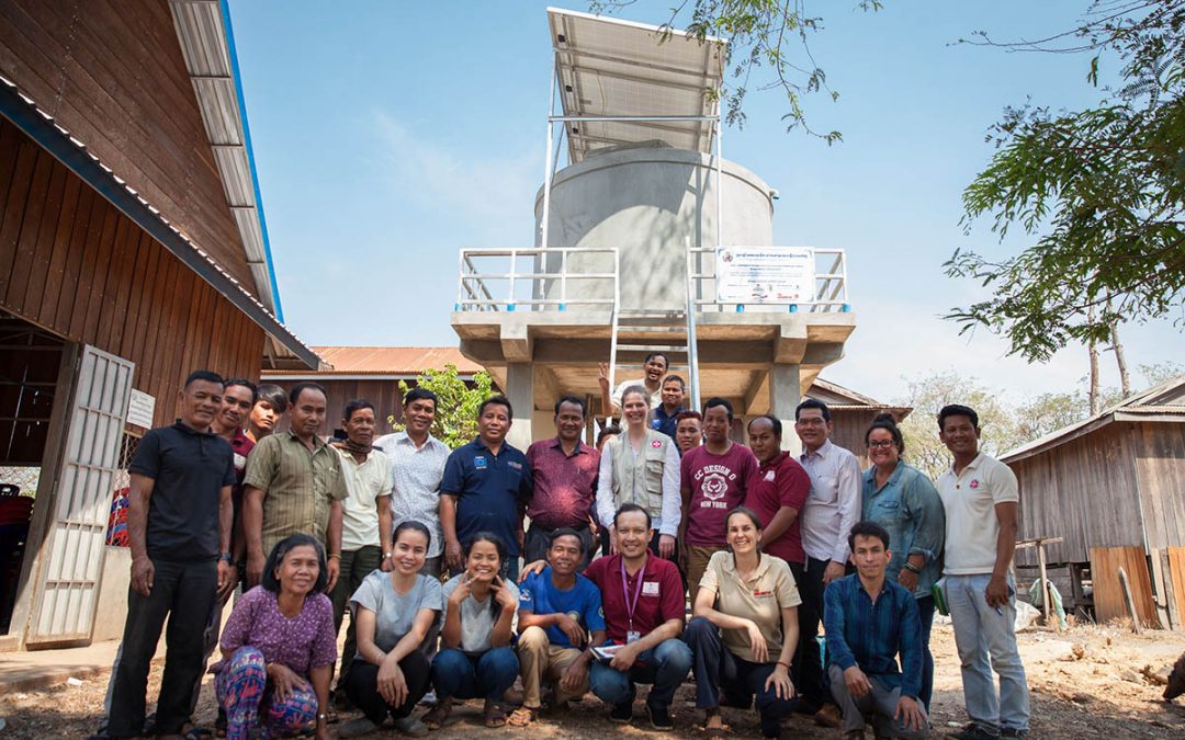 Ratanakiri, Solar Powered Water System and the team of The Johanniter and partners