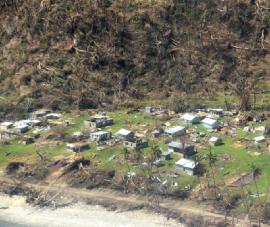 Damage from Cyclone Harold in Vanuatu