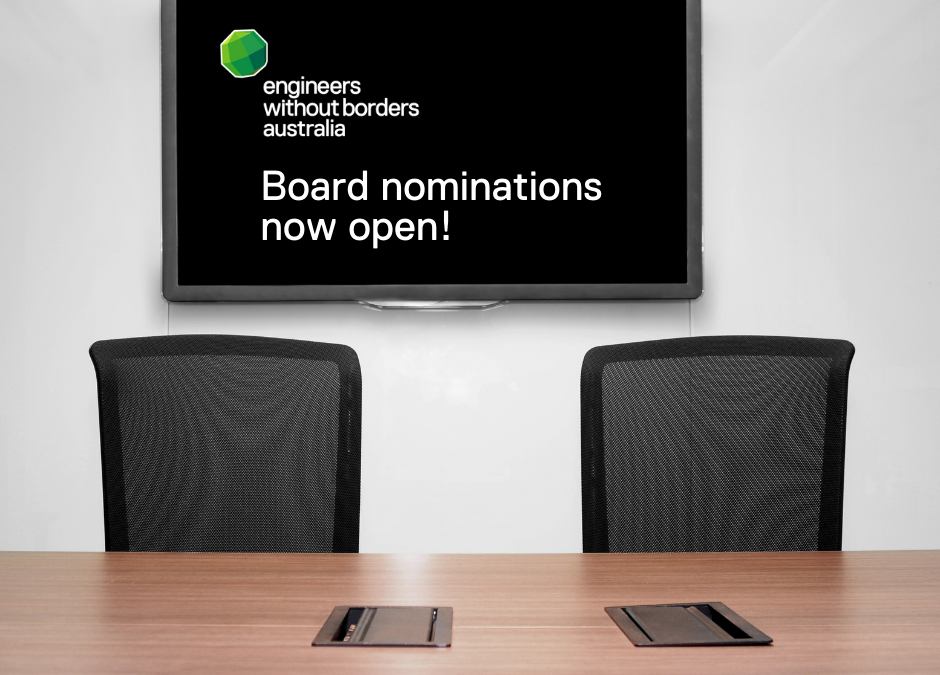 EWB Board nominations now open