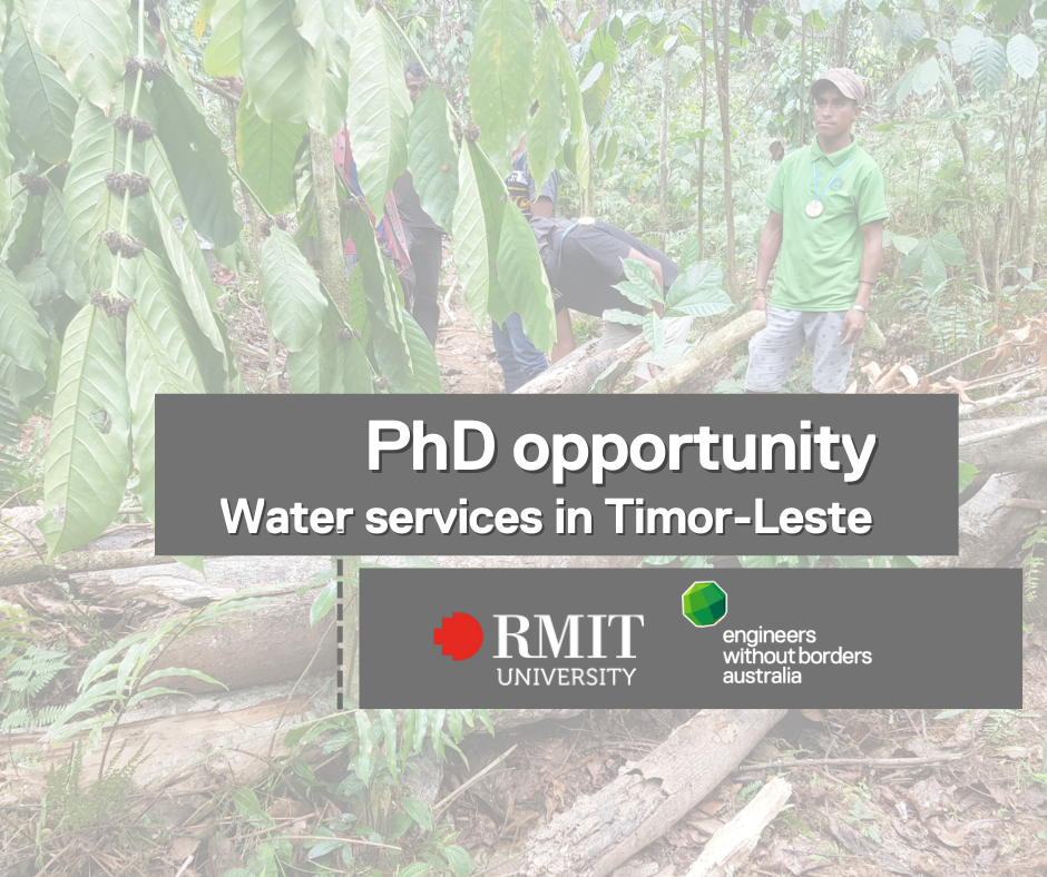 phd opportunity water resources