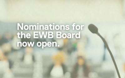 Help shape EWB – nominate for the EWB Australia Board