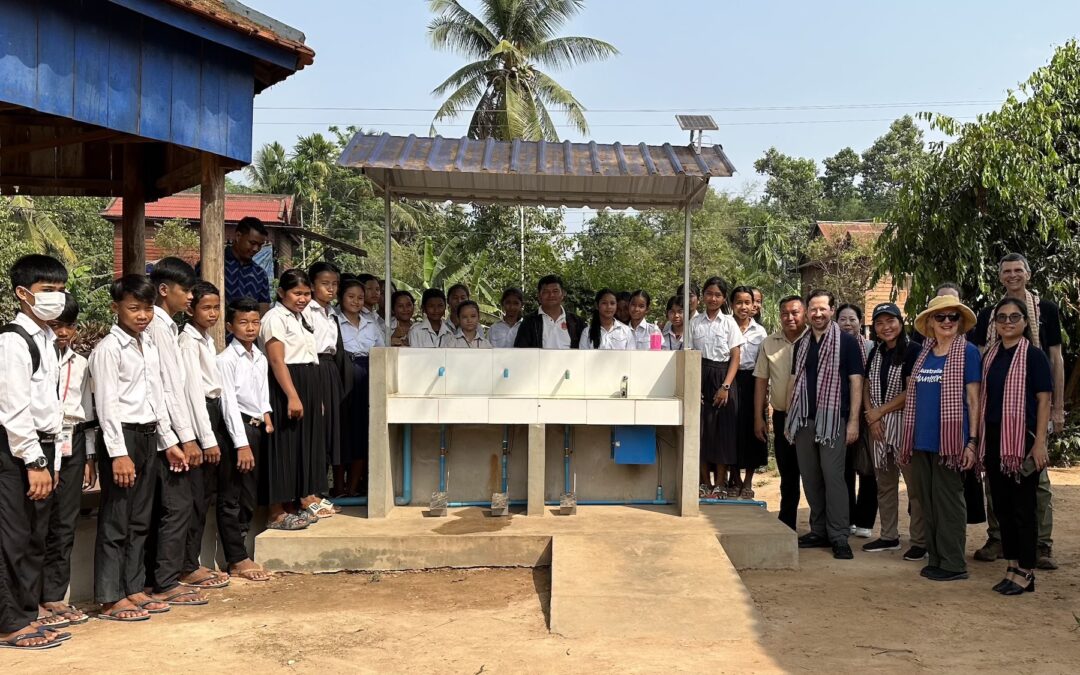 Piloting handwashing stations in rural Cambodian schools