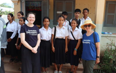 Remote field visits, tuk-tuk commutes, and fish amok: a year in the life of an Australian volunteer